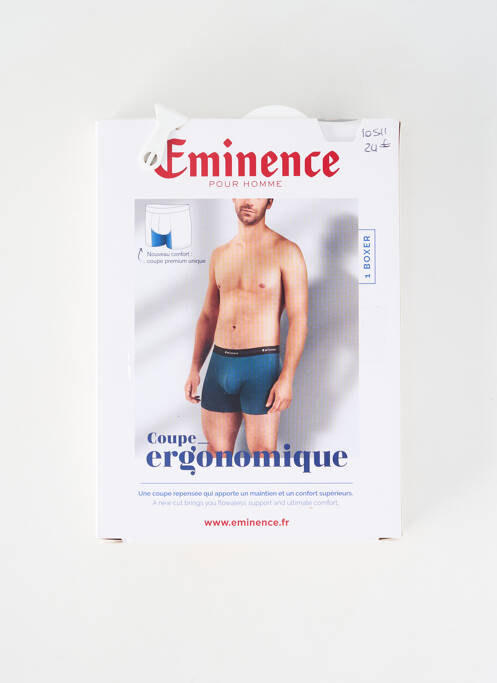 Boxer elasticitate albastru EMINENCE homme