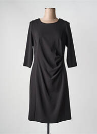 Rochie midi mâneci 3/4 mâneci 3/4 negru JUMFIL femeie