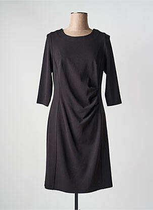 Rochie midi mâneci 3/4 mâneci 3/4 negru JUMFIL femme