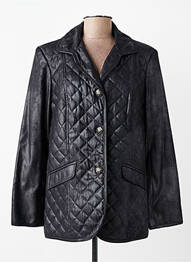 Jachete casual guler tip costum negru JUMFIL femeie