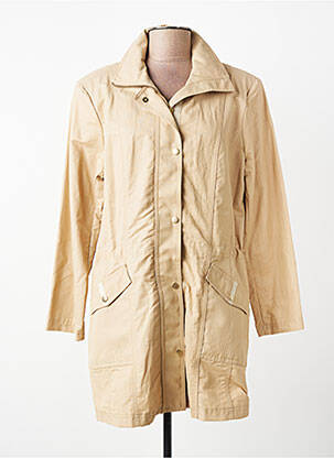 Trench țesătură poplin fără glugă bej JUMFIL femme