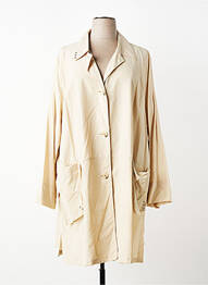 Trench țesătură poplin fără glugă bej ALAIN WEIZ femme