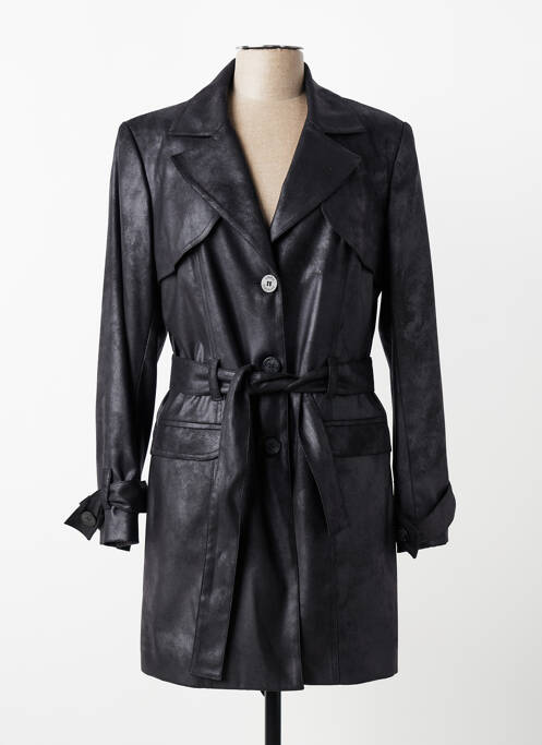 Trench buzunare fără glugă negru JUMFIL femme