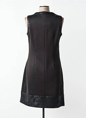 Rochie midi fără mâneci fără mâneci negru JUMFIL femeie