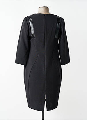 Rochie scurtă mâneci 3/4 mâneci 3/4 negru ÉCLÀ femeie