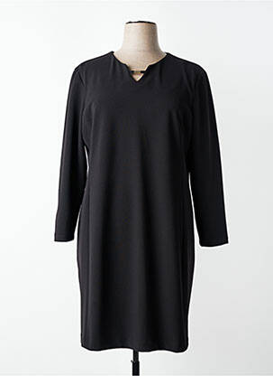 Rochie midi mâneci lungi mâneci lungi negru JUMFIL femme