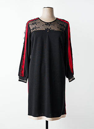 Rochie midi mâneci lungi mâneci lungi negru FRED SABATIER femme