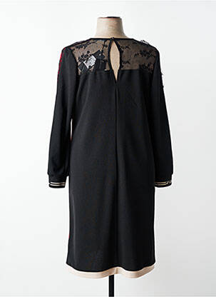 Rochie midi mâneci lungi mâneci lungi negru FRED SABATIER femeie