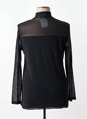 Top elasticitate mâneci lungi negru JUMFIL femeie