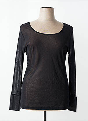Top croială cambrată mâneci lungi negru JUMFIL femeie