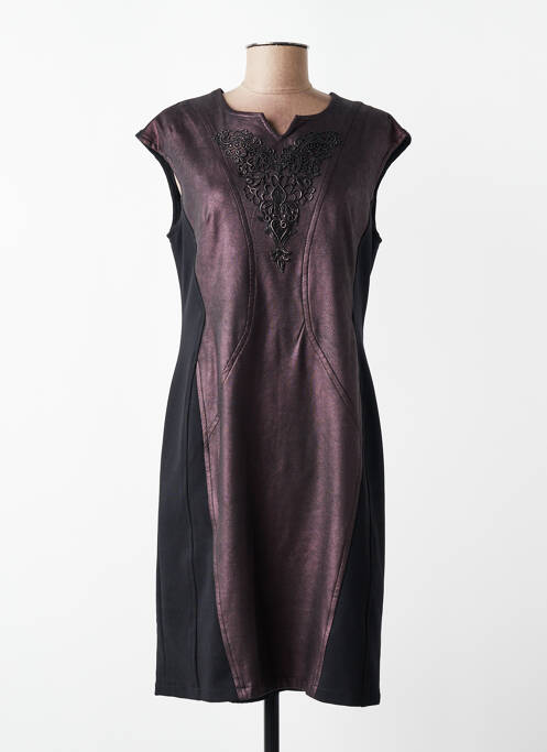 Rochie midi închidere cu fermoar la spate mâneci scurte roșu JUMFIL femme
