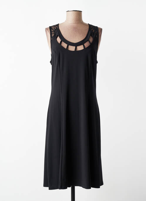Rochie midi fără mâneci fără mâneci negru JUMFIL femme