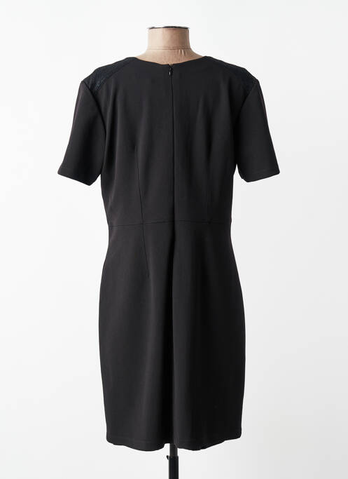 Rochie scurtă închidere cu fermoar la spate mâneci scurte negru JUMFIL femme