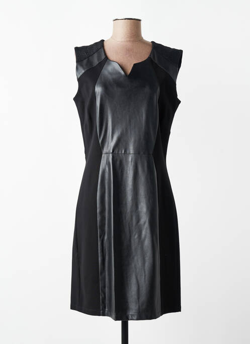 Rochie midi fără mâneci fără mâneci negru JUMFIL femme