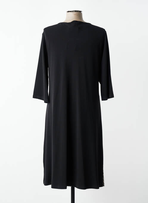 Rochie midi mâneci 3/4 mâneci 3/4 negru JUMFIL femme
