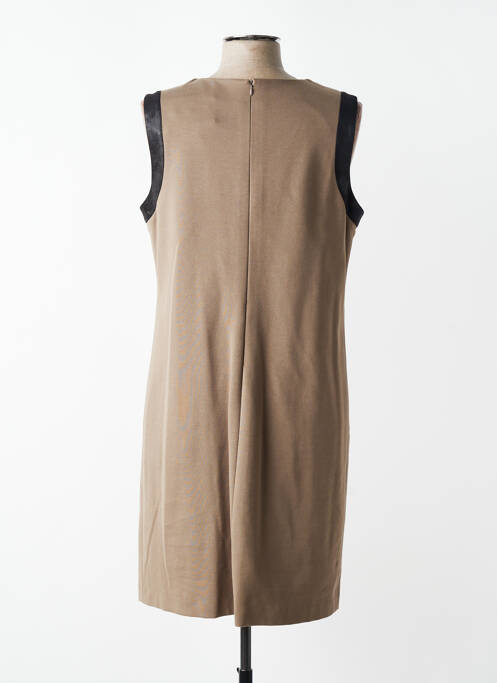 Rochie midi fără mâneci fără mâneci maro JUMFIL femme