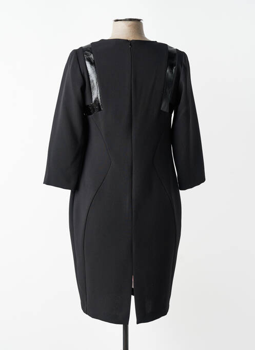 Rochie scurtă mâneci 3/4 mâneci 3/4 negru ÉCLÀ femme