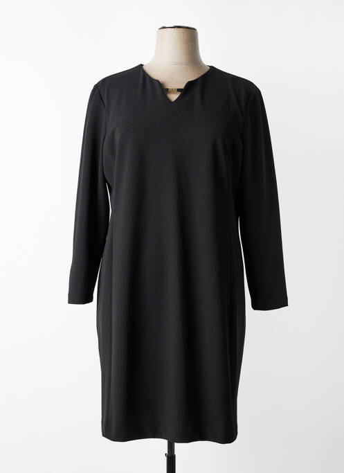 Rochie midi mâneci lungi mâneci lungi negru JUMFIL femme