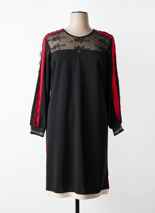 Rochie midi mâneci lungi mâneci lungi negru FRED SABATIER femme