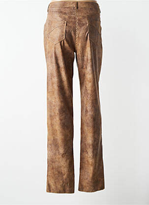 Pantalon drept elasticitate mărime normală maro JUMFIL femeie