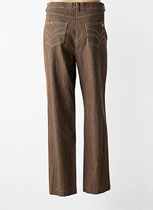 Pantalon drept elasticitate mărime normală maro JUMFIL femeie