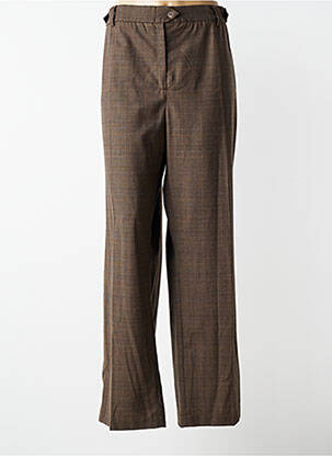 Pantalon drept elasticitate mărime normală maro JUMFIL femeie