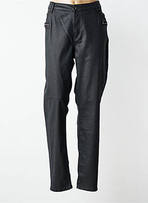 Pantalon drept elasticitate mărime normală negru JUMFIL femeie