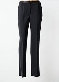 Pantalon slim țesătură poplin mărime normală negru JUMFIL femeie
