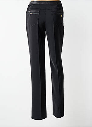 Pantalon slim țesătură poplin mărime normală negru JUMFIL femeie