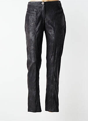 Pantalon slim elasticitate mărime normală negru JUMFIL femeie