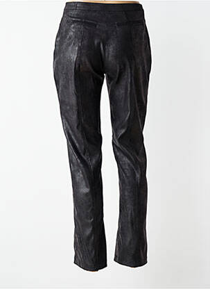 Pantalon slim elasticitate mărime normală negru JUMFIL femeie