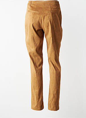 Pantalon slim elasticitate mărime normală maro JUMFIL femeie