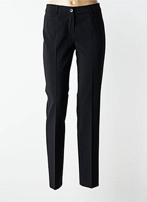 Pantalon slim țesătură poplin mărime normală negru BRUNO SAINT HILAIRE femeie