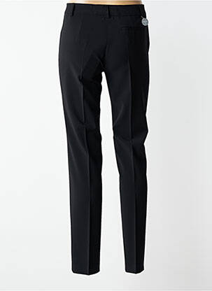 Pantalon slim țesătură poplin mărime normală negru BRUNO SAINT HILAIRE femeie