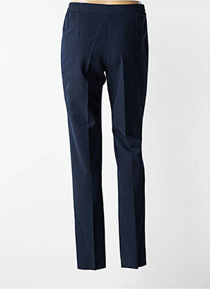 Pantalon slim talie elastică mărime normală albastru JUMFIL femeie