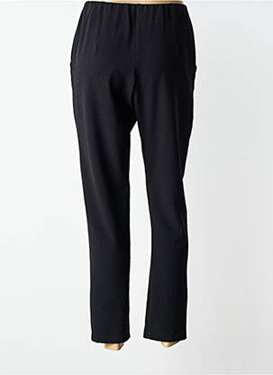 Pantalon slim talie elastică mărime normală negru JUMFIL femeie