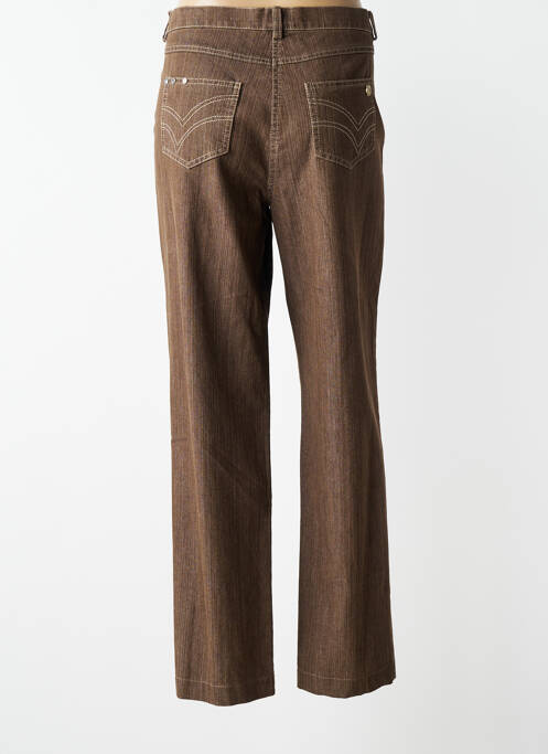 Pantalon drept elasticitate mărime normală maro JUMFIL femme