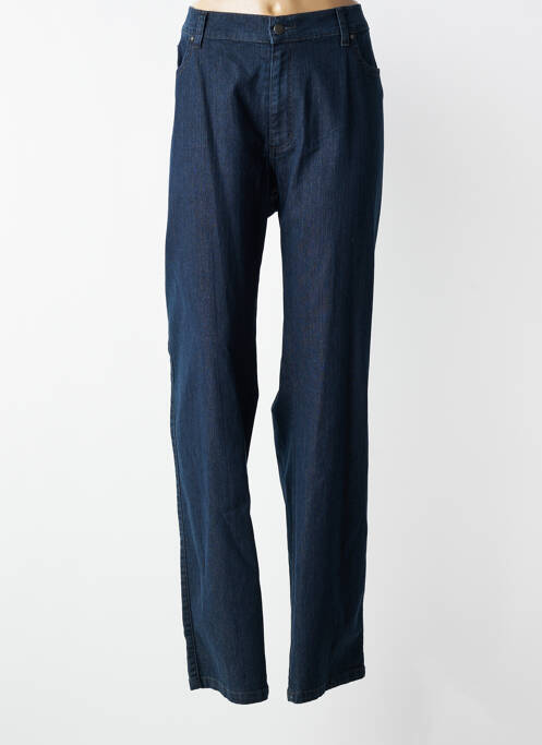 Pantalon drept elasticitate mărime normală albastru JUMFIL femme