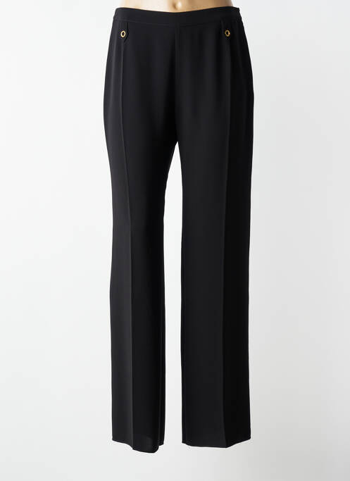 Pantalon drept țesătură crep mărime normală negru JUMFIL femme