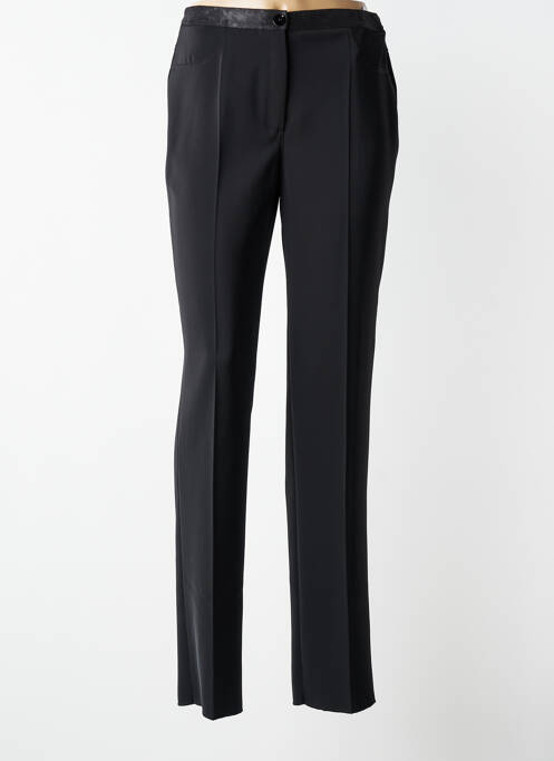 Pantalon slim țesătură poplin mărime normală negru JUMFIL femme