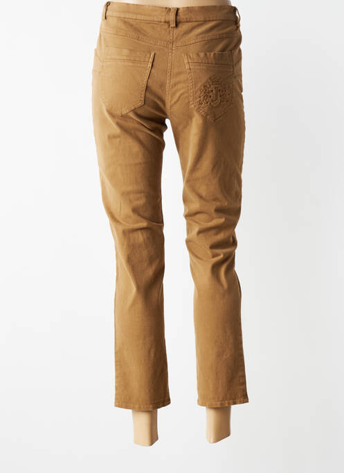 Pantalon 7/8 elasticitate mărime normală maro JUMFIL femme