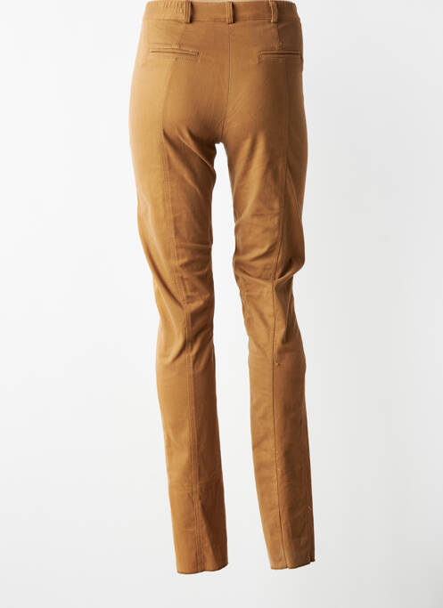 Pantalon slim elasticitate mărime normală maro JUMFIL femme