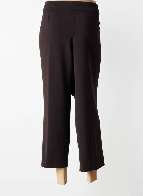 Pantalon trei sferturi croială dreaptă mărime normală maro JUMFIL femme
