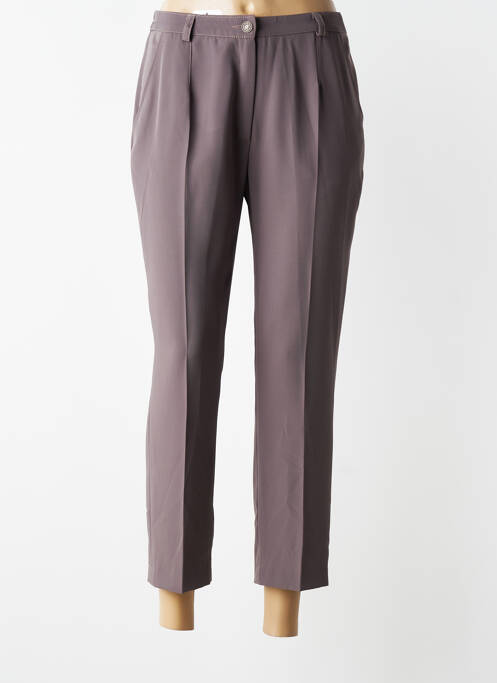 Pantalon trei sferturi elasticitate mărime normală gri JUMFIL femme