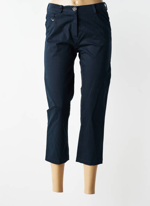 Pantalon trei sferturi elasticitate mărime normală albastru JUMFIL femme