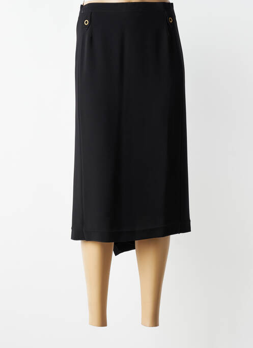 Fustă midi croială dreaptă negru JUMFIL femme