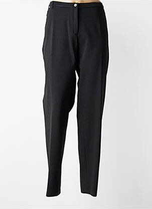 Pantalon slim talie elastică mărime normală negru JUMFIL femeie