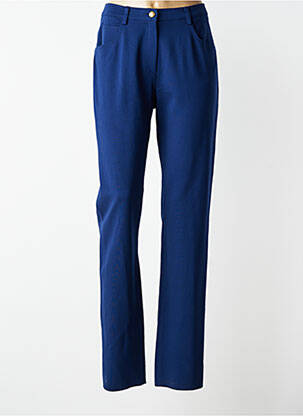 Pantalon slim elasticitate mărime normală albastru JUMFIL femeie