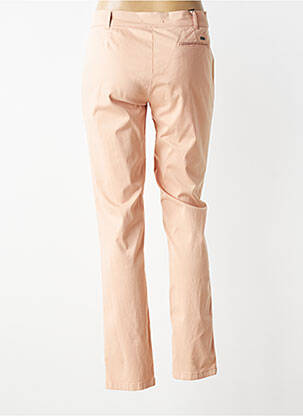 Pantalon chino țesătură poplin mărime normală roz CARLA KOPS femeie