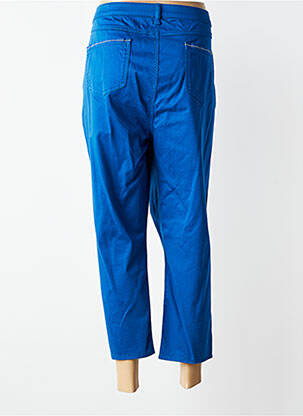 Pantalon 7/8 talie înaltă talie înaltă albastru GUY DUBOUIS femeie